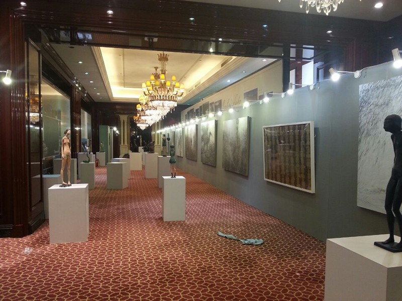2.5米無縫展板